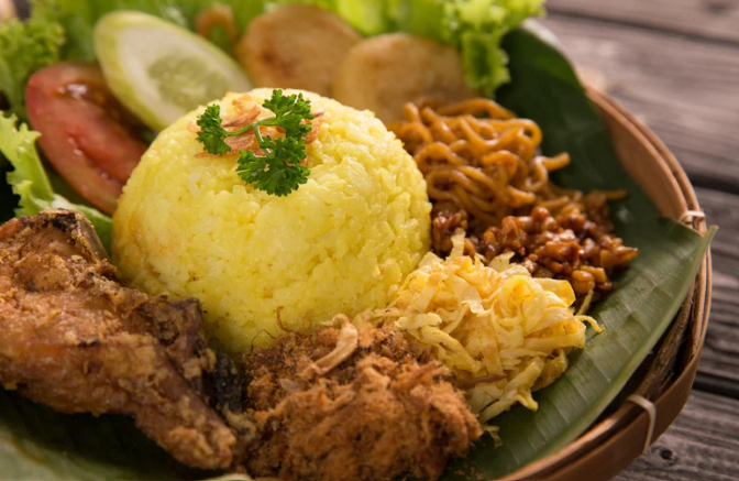 cara membuat nasi kuning