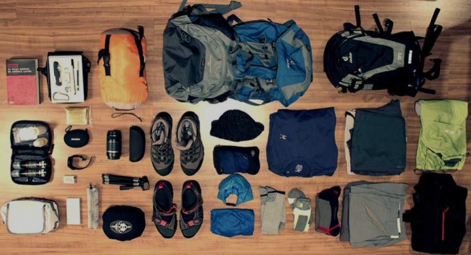 packing trekking
